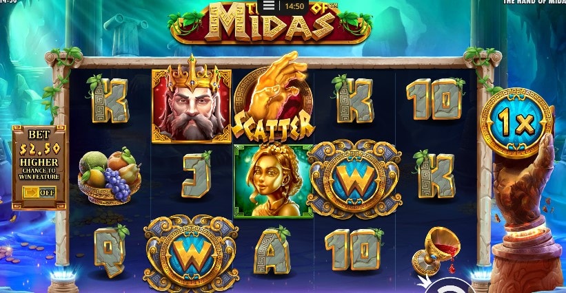 Hand of Midas Slot Spiele